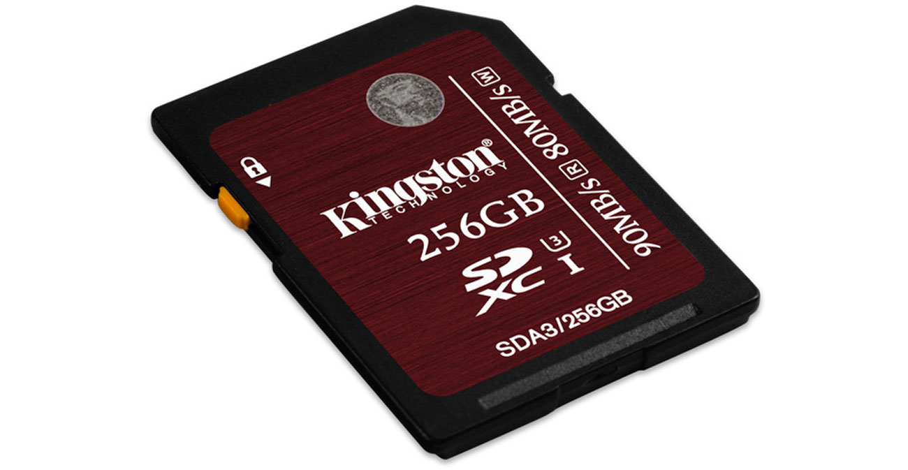 Kingston 256GB SDHC  wydajność pojemność