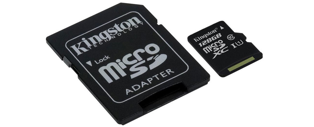 Kingston 128GB microSDXC prędkość UHS-I