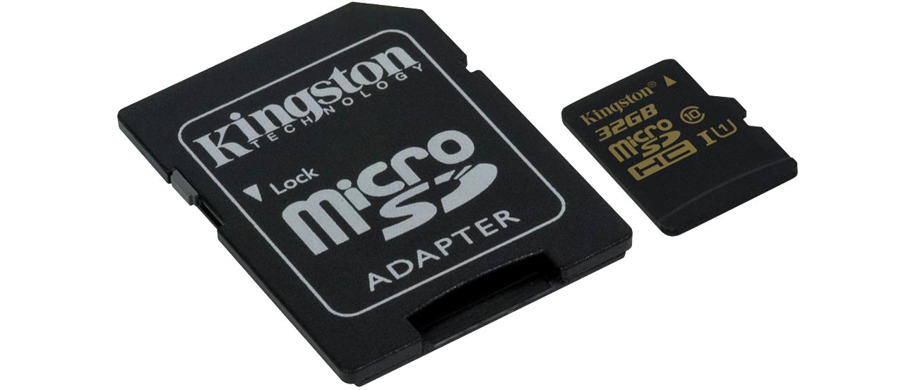 microSD Kingston 32GB microSDHC Class10 adapter