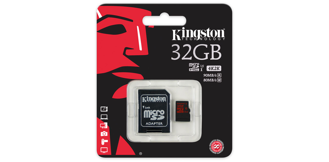 Kingston 32GB microSDXC trwałość uniwersalność