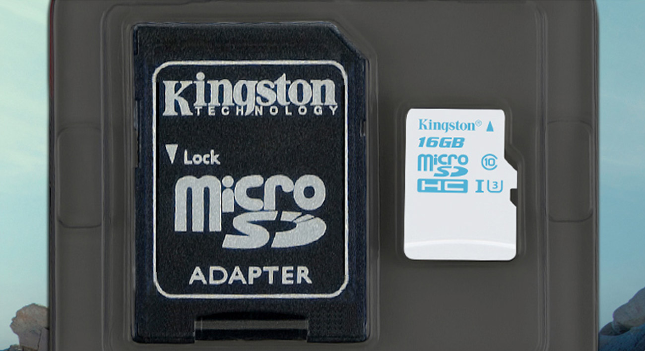 Kingston 16GB microSDHC UHS-I U3 wodoszczelnosc