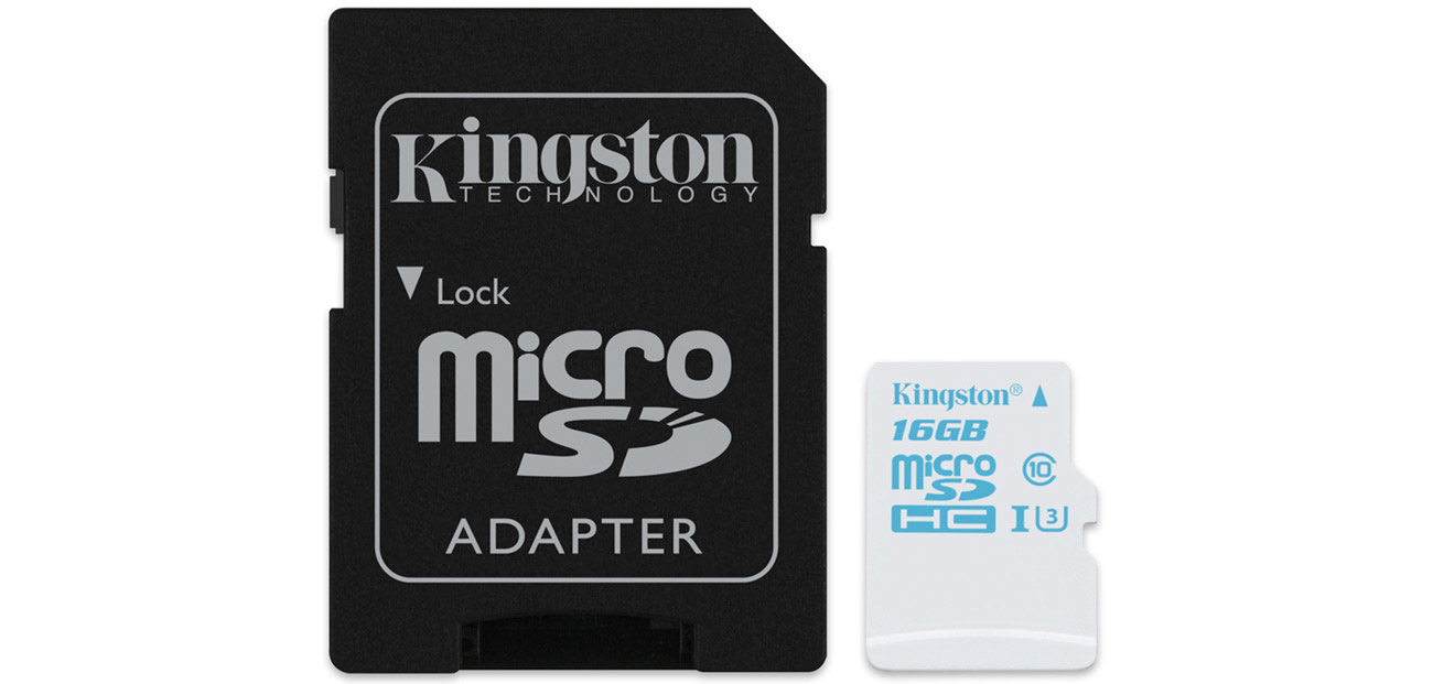 Kingston 16GB microSDHC UHS-I U3 duza predkosc odczytu/zapisu