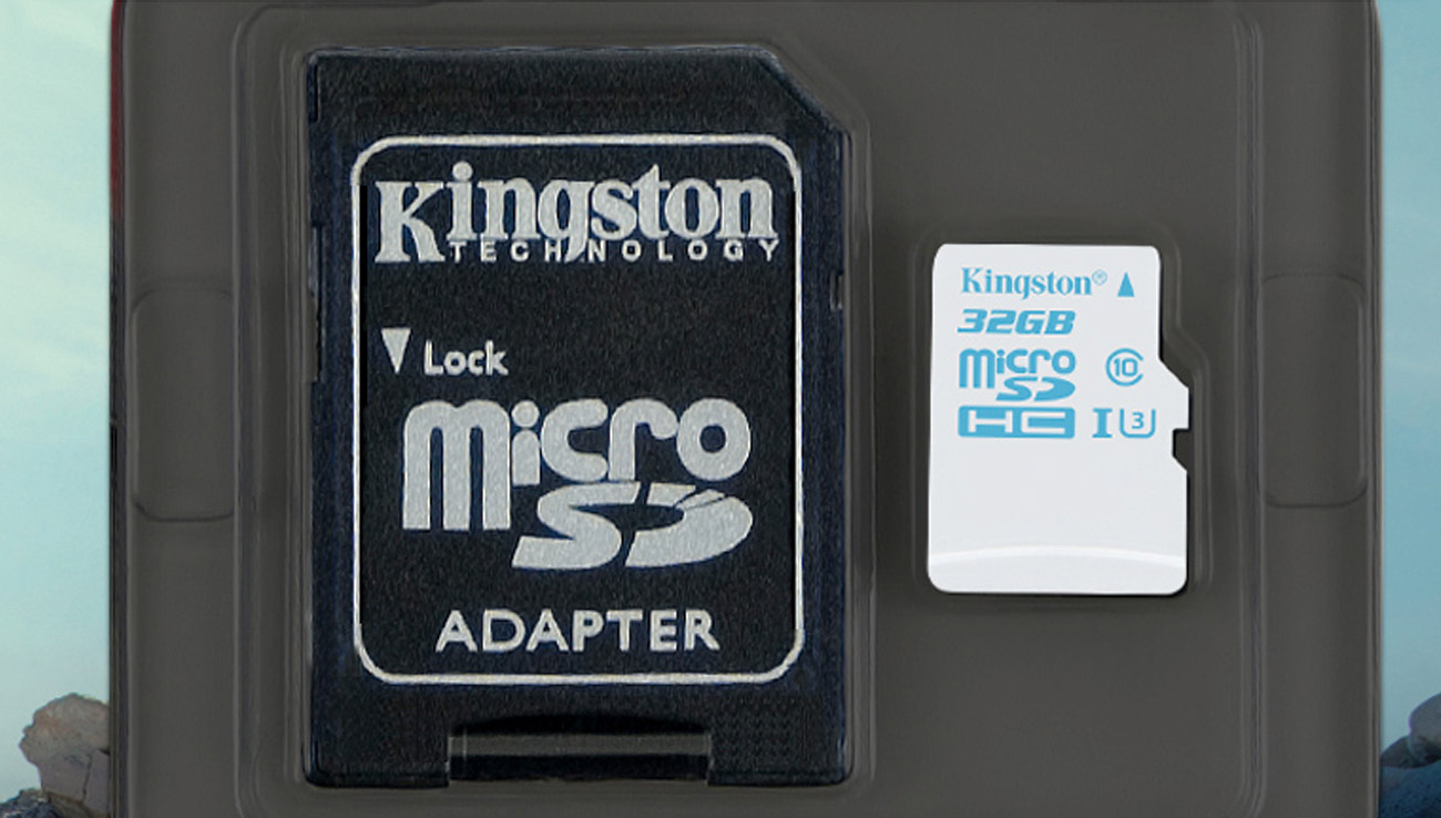 Kingston 32GB microSDHC UHS-I U3 wodoszczelnosc