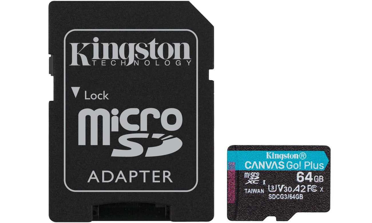 Karta pamięci microSD Kingston Canvas Go! Plus 64GB