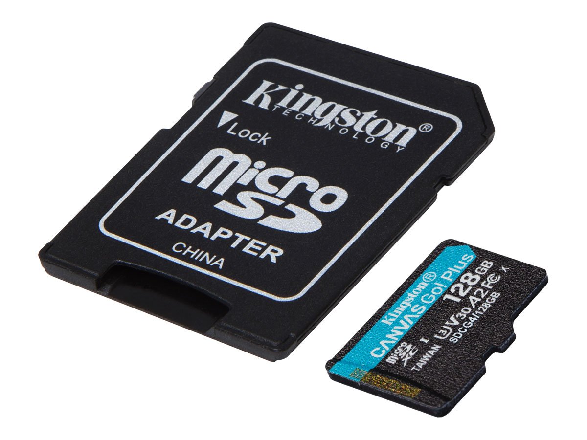 Kingston 128GB microSDXC Canvas Go! Plus Gen4 200MB/s A2 U3 V30