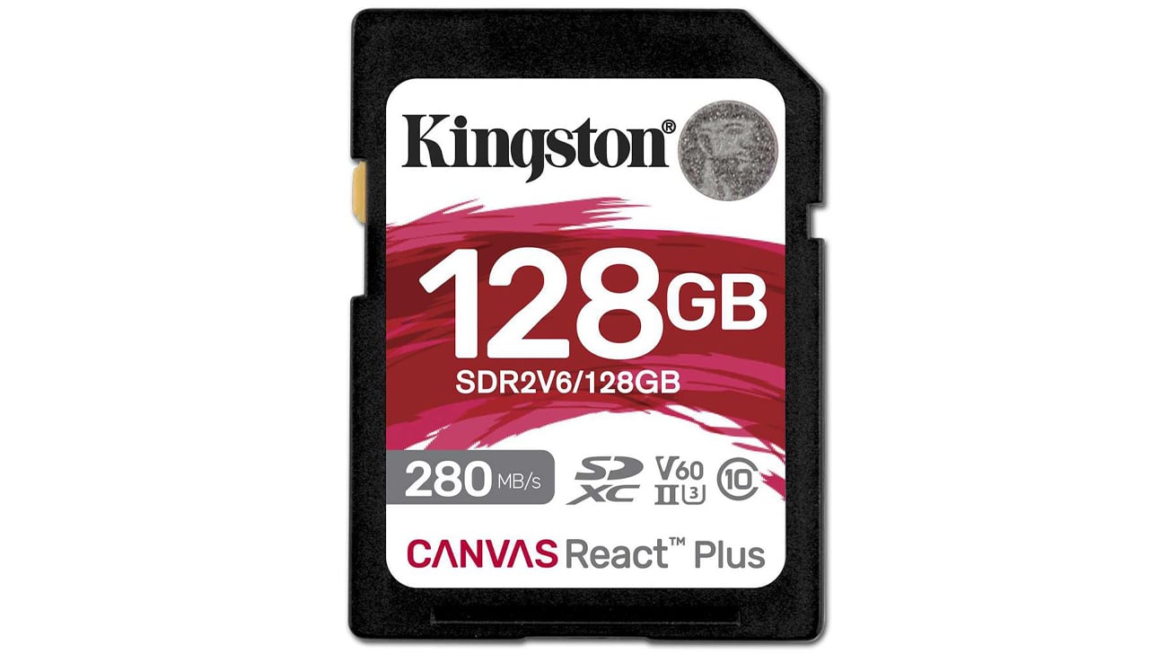 Karta pamięci Kingston SDXC Canvas React Plus UHS-II V60 4K
