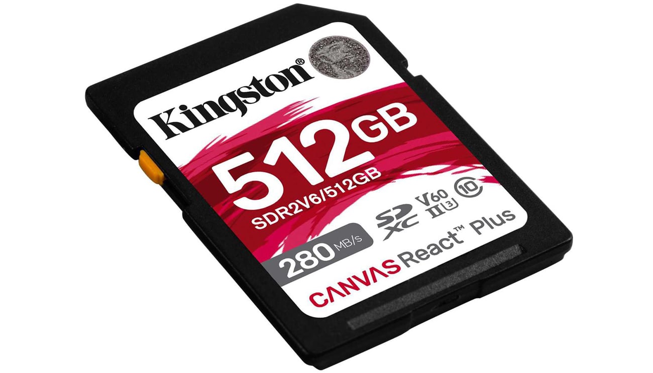 Karta pamięci Kingston SDXC Canvas React Plus UHS-II V60 4K