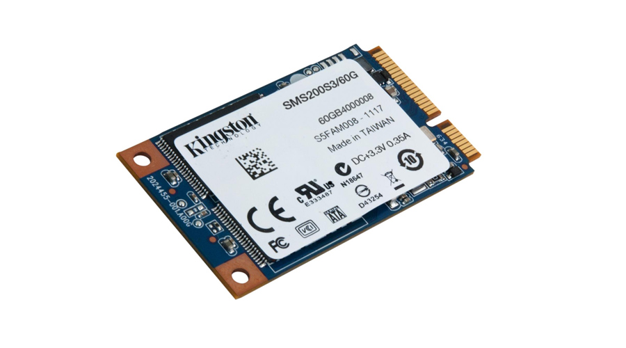Dysk SSD Kingston 60GB mSATA SSD SMS200S3