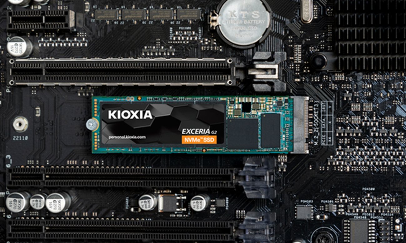 Dysk SSD M.2 KIOXIA PCIe NVMe EXCERIA G2 2 TB - Grafika lifestyle