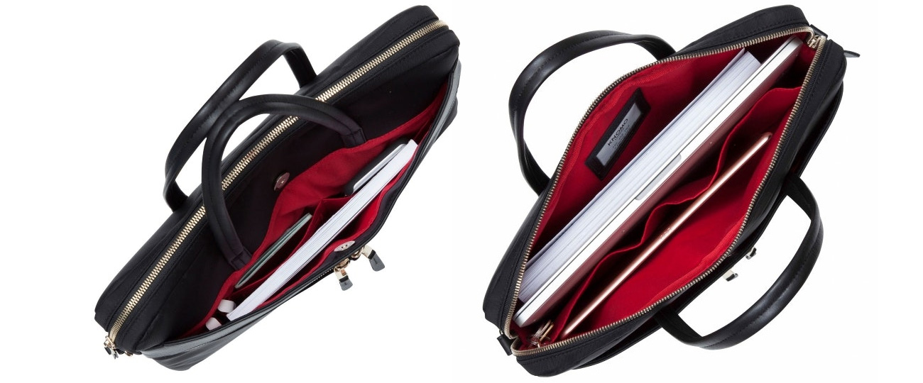 Torba na laptopa KNOMO Hanover 14'' wnetrze