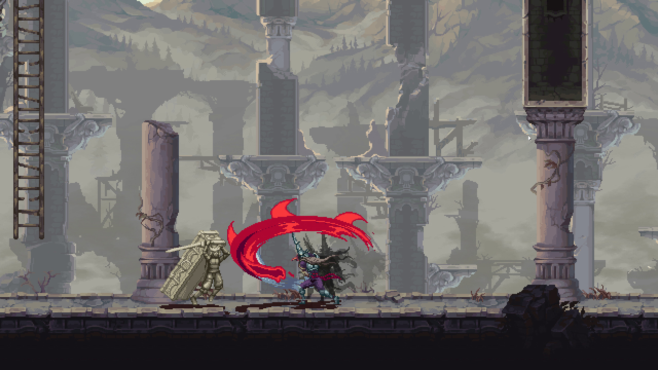 Zrzut ekranu screenshot z gry Blasphemous II