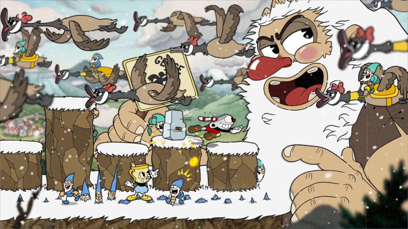 Zrzut ekranu screenshot z gry Cuphead Limited Edition