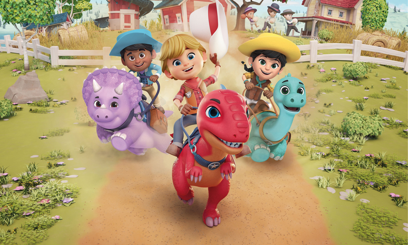 Grafika key art z gry Dino Ranch - Ride to the Rescue