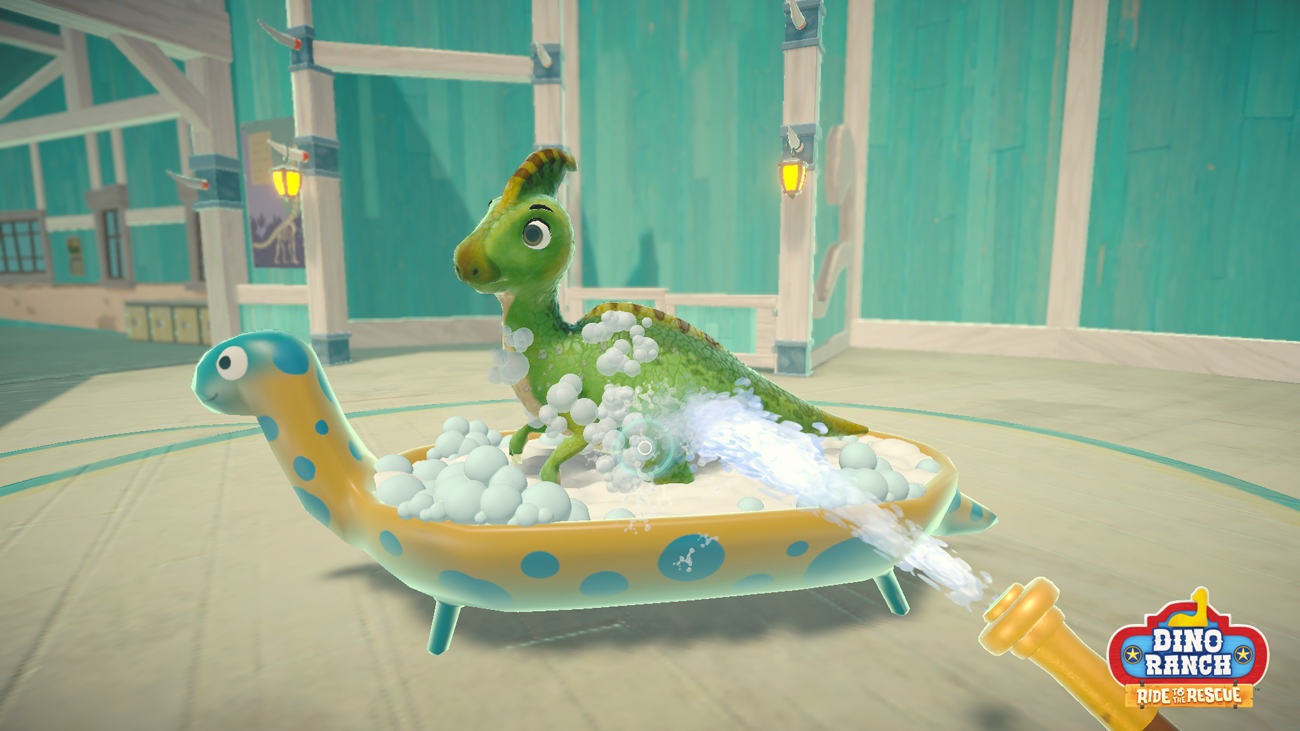 Zrzut ekranu screenshot z gry Dino Ranch - Ride to the Rescue