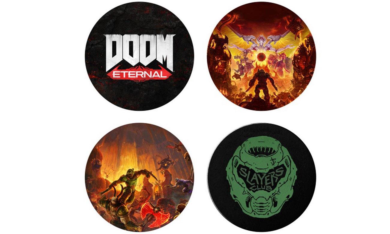 Zestaw podkładek pod kubek Doom Eternal - Slayers Club
