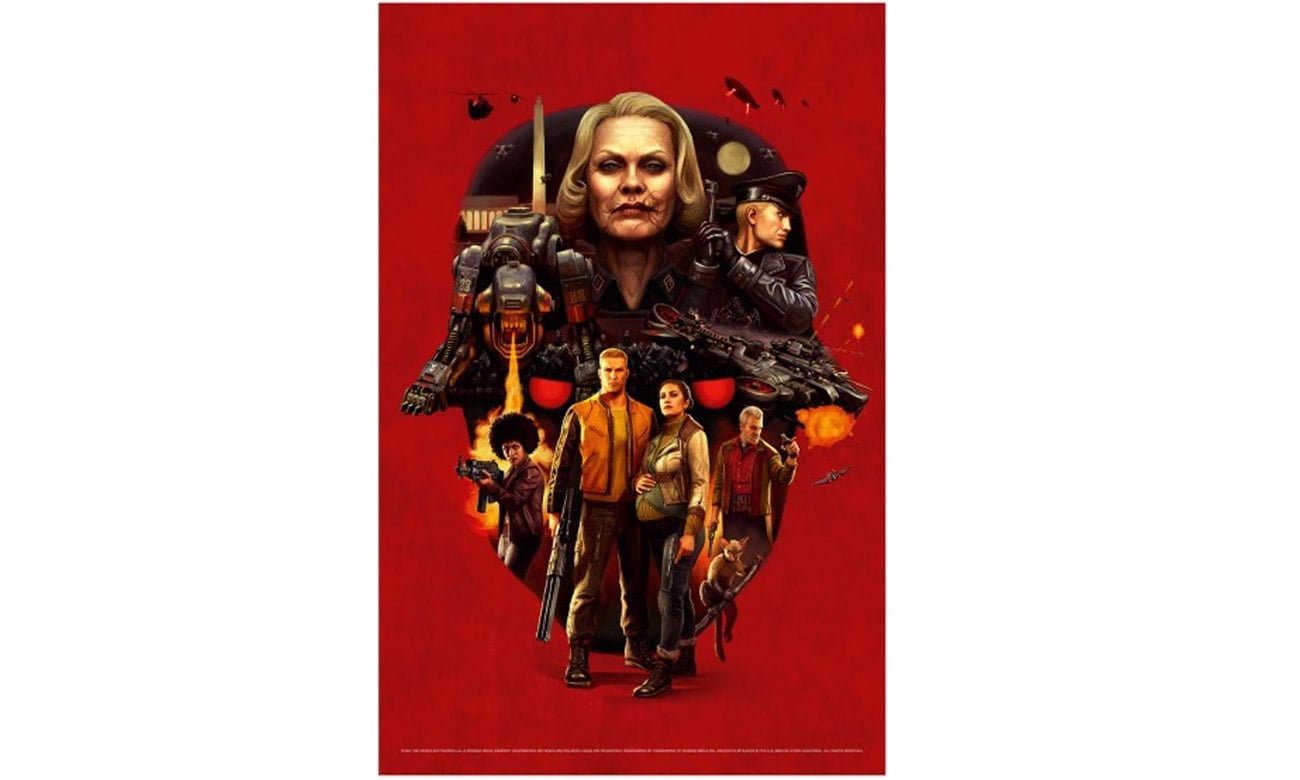 Plakat Wolfenstein II The New Colossus - Face of Death