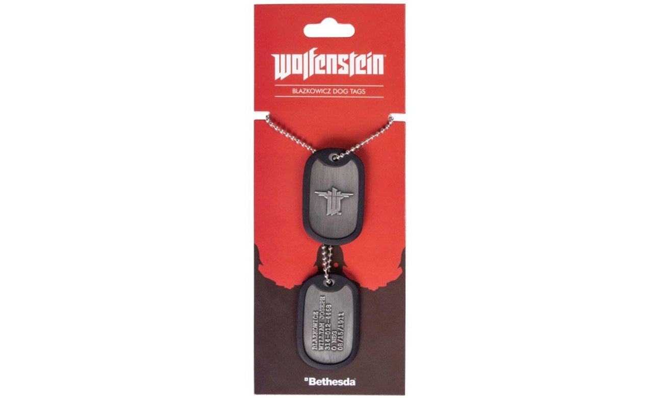 Nieśmiertelnik Wolfenstein - Blazkowicz
