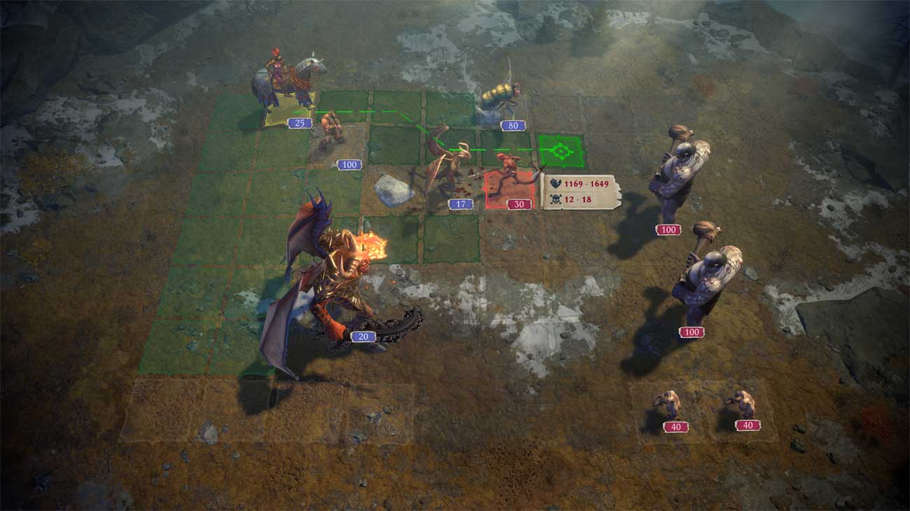 Zrzut ekranu z gry Pathfinder: Wrath of the Righteous