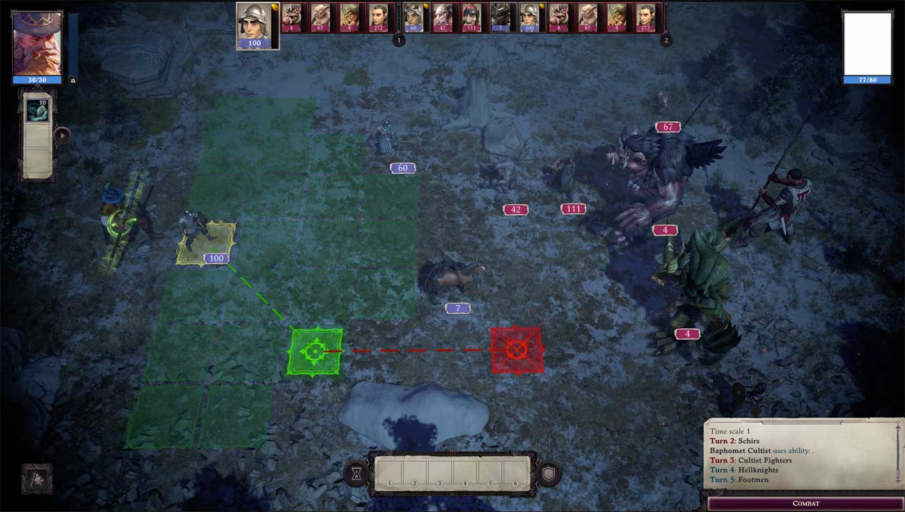 Zrzut ekranu z gry Pathfinder: Wrath of the Righteous