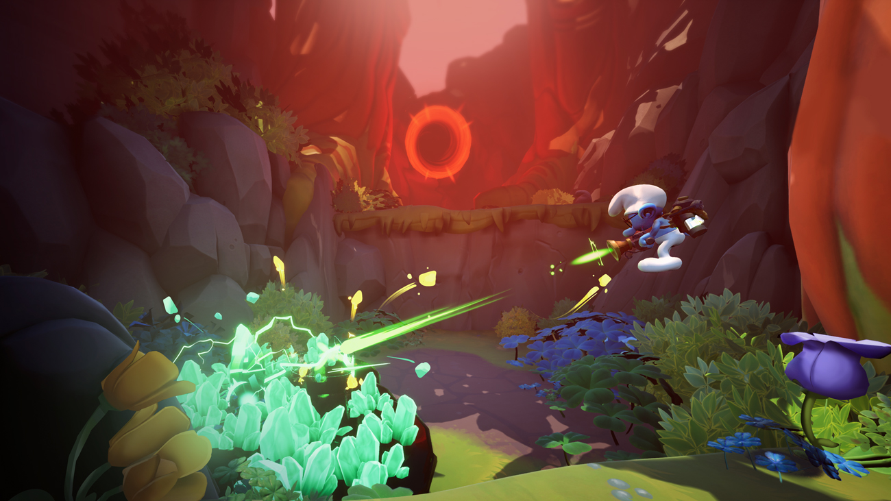 Zrzut ekranu screenshot z gry Smerfy 2 - Więzień Zielonego Kamienia