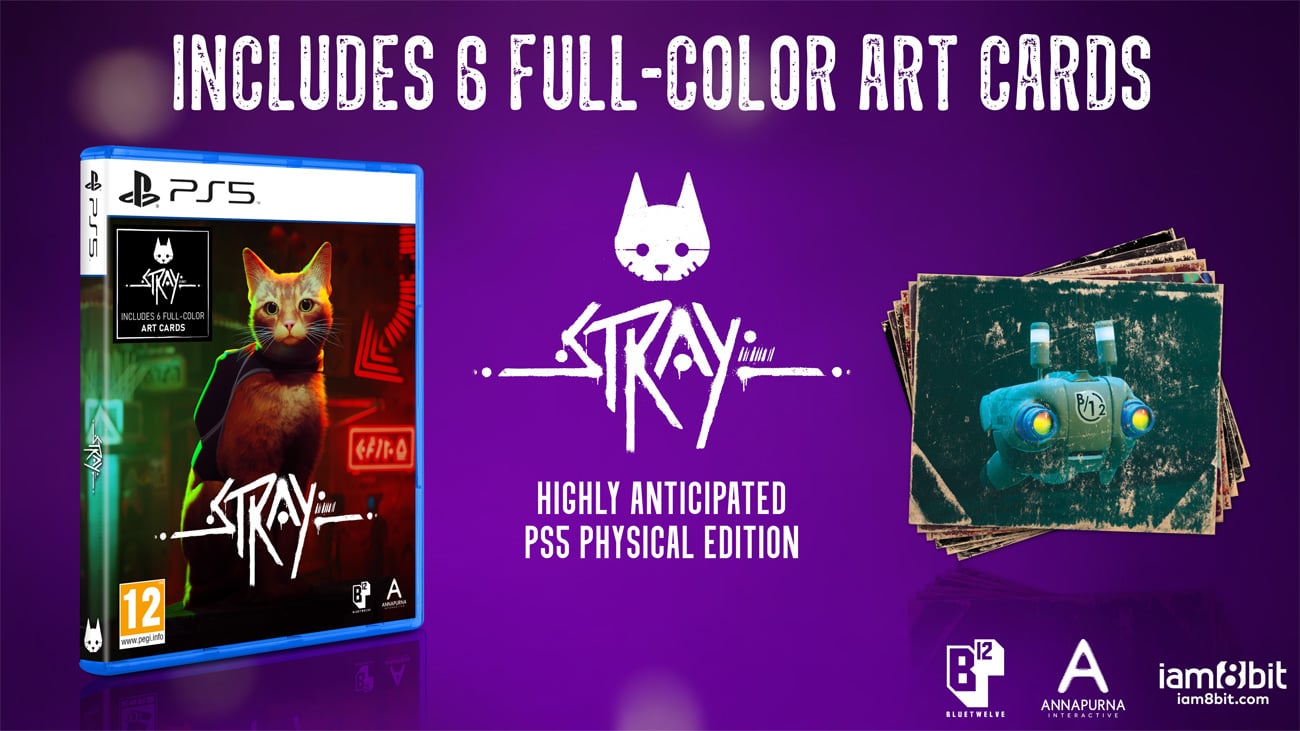 Zawartość wydania pudełkowego gry Stray