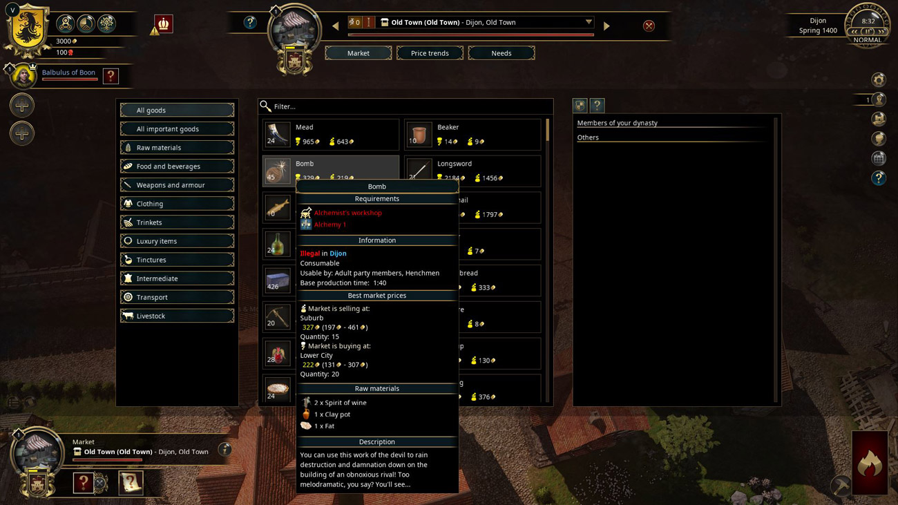 Zrzut ekranu z gry The Guild 3