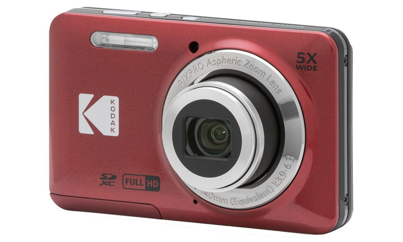 Aparat uniwersalny Kodak FZ55 czerwony
