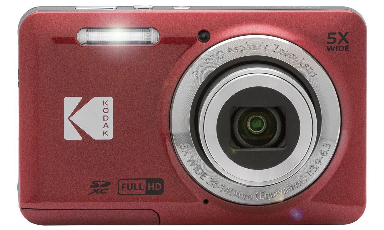 Aparat uniwersalny Kodak FZ55 czerwony