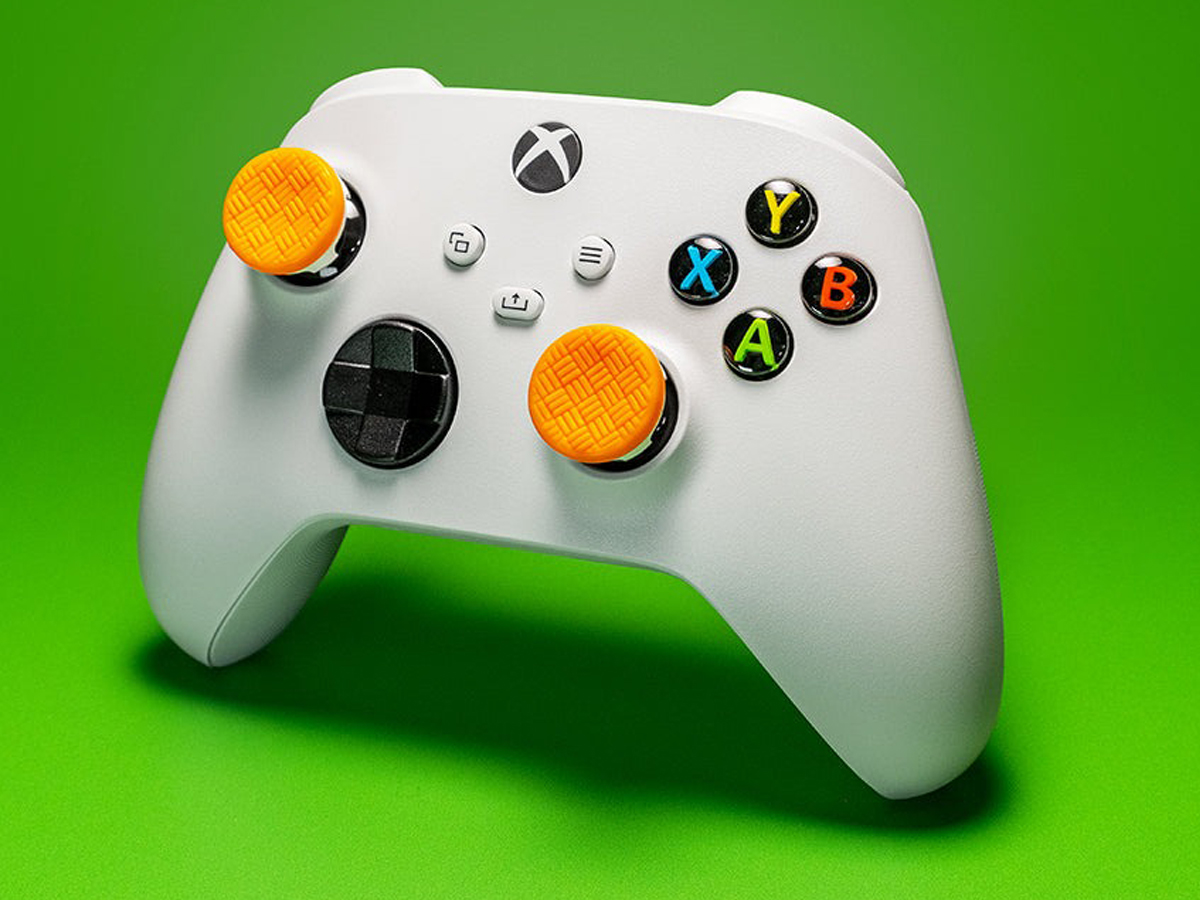 Nakładki na gałki analogowe KontrolFreek Sports Omni Edition Orange Xbox - Grafika z tłem