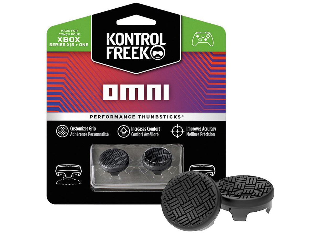 Nakładki na drążki KontrolFreek Omni do Xbox Czarne - Widok ogólny