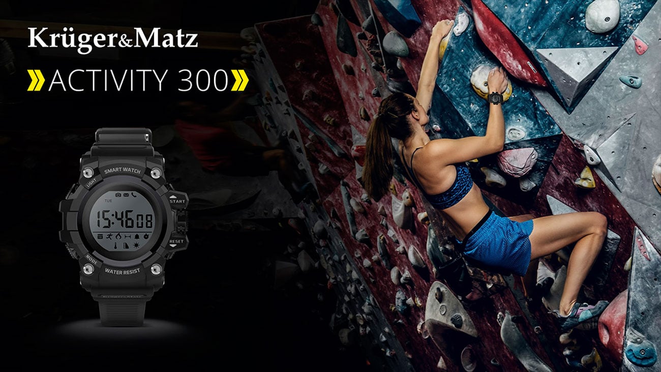 Kruger&Matz Activity 300 wbudowane czujniki aktywnosci