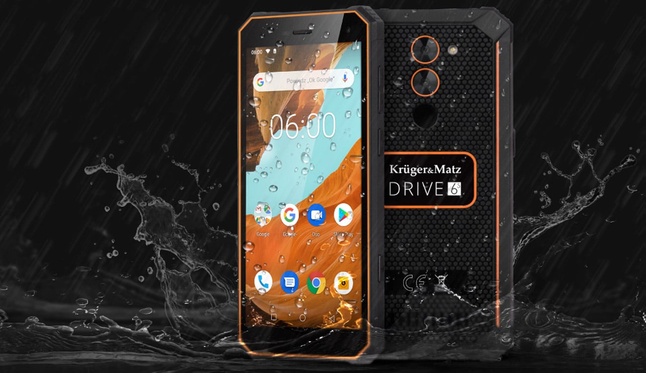 Kruger&Matz drive 6s wytrzymały smartfon 