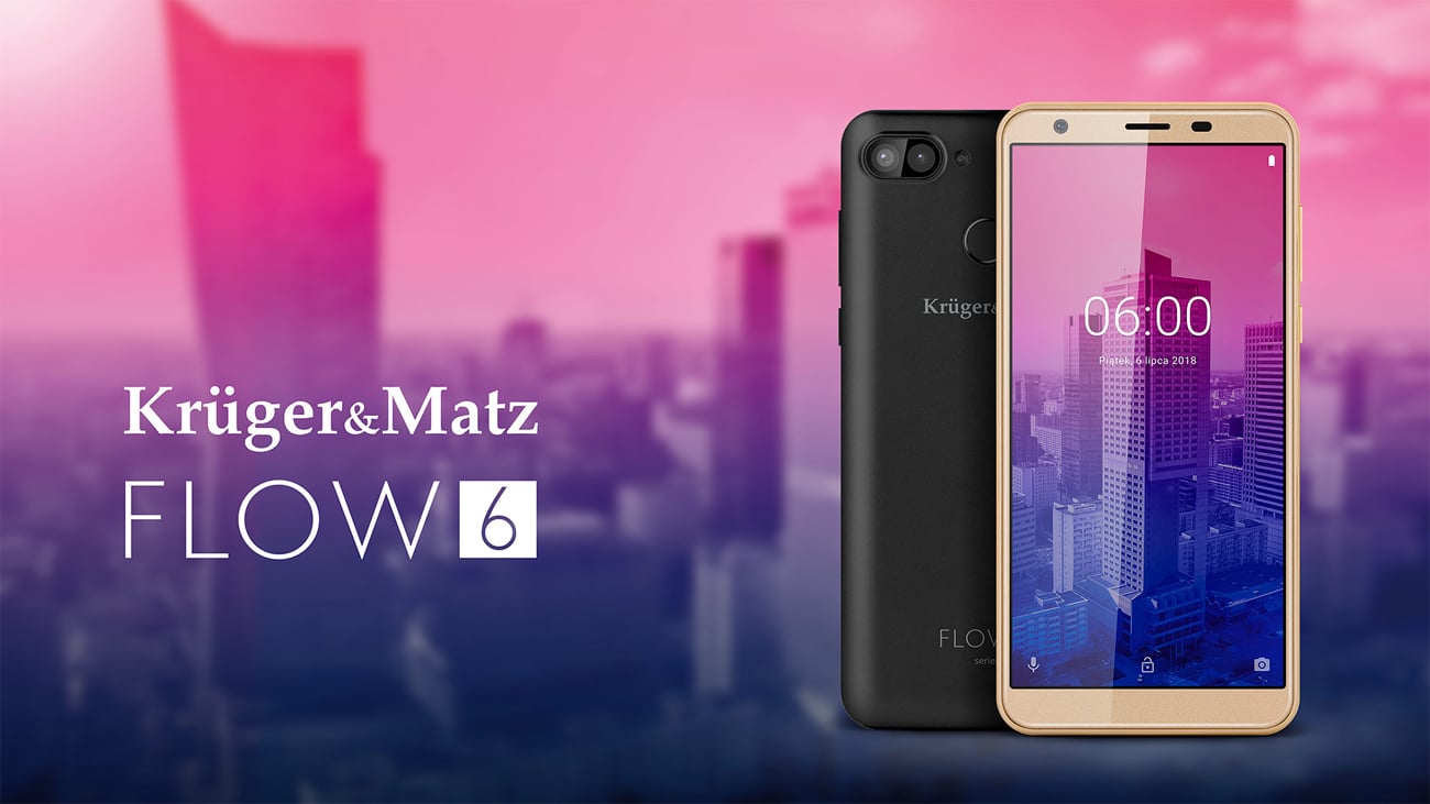 Kruger&Matz FLOW 6 lite elegancka obudowa