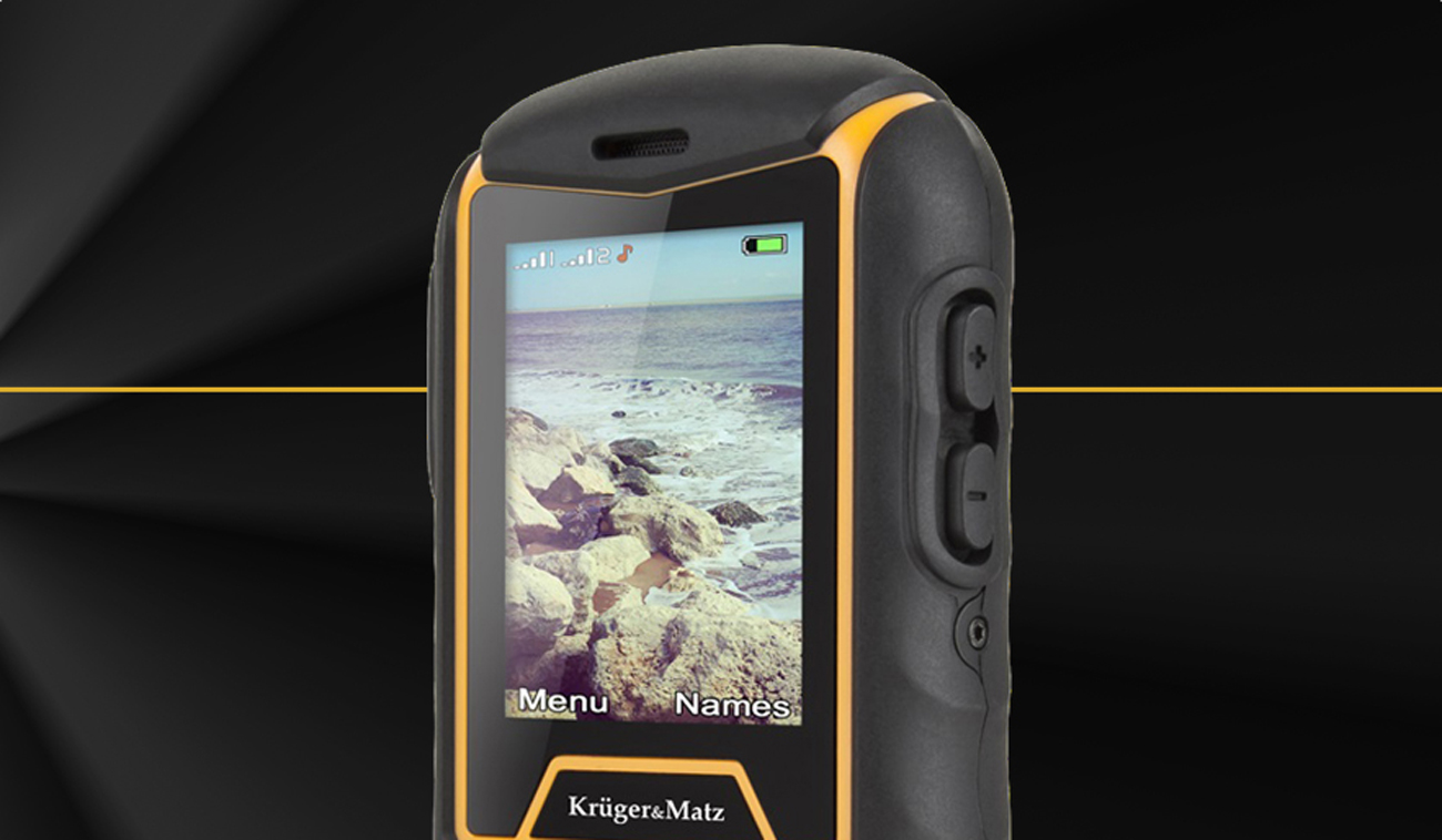 Kruger&Matz Iron odporny wyświetlacz 2''