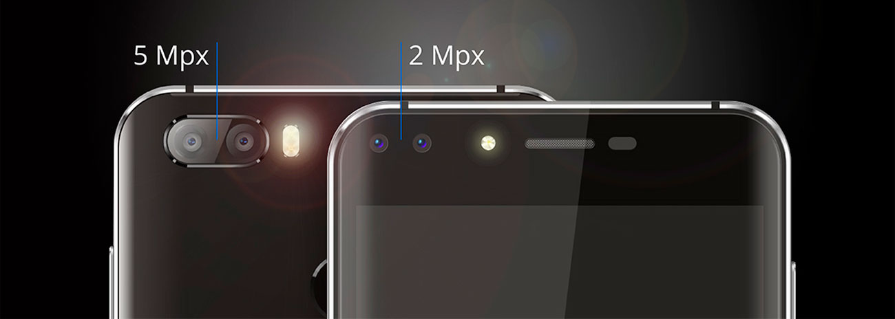 Kruger&Matz MOVE 7 podwójny aparat z lampą led