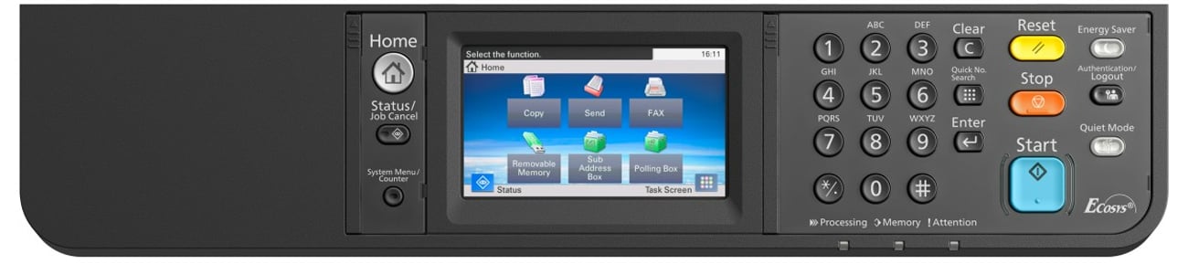 Kyocera ECOSYS M5526cdn ekran