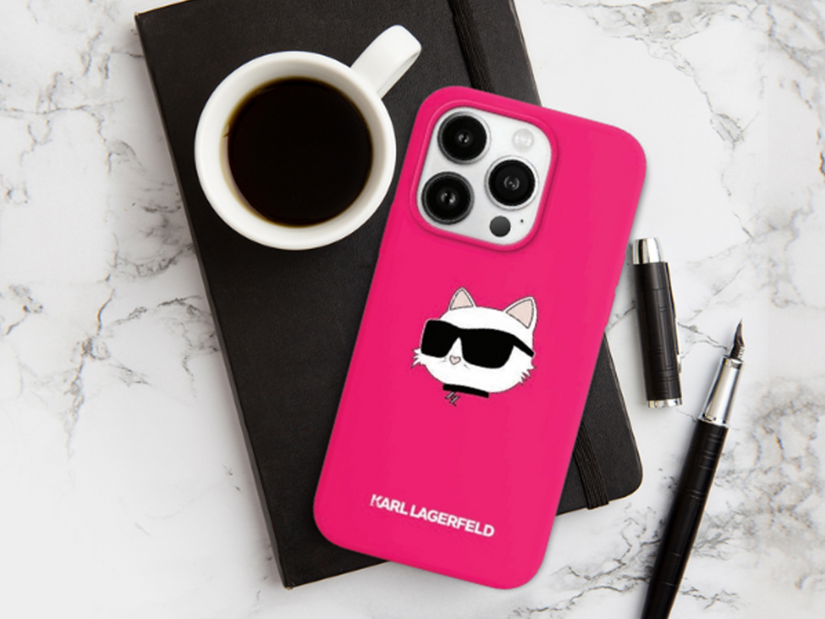 Karl Lagerfeld Silicone Choupette Head Print logo marki