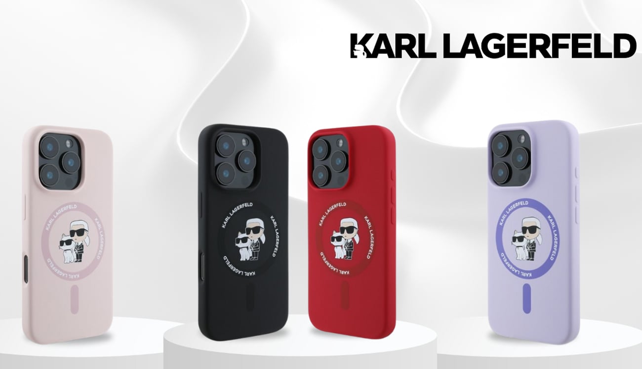 Etui Karl Lagerfeld Silicone Karl&Choupette Heads do iPhone 16 Pro Max czarny