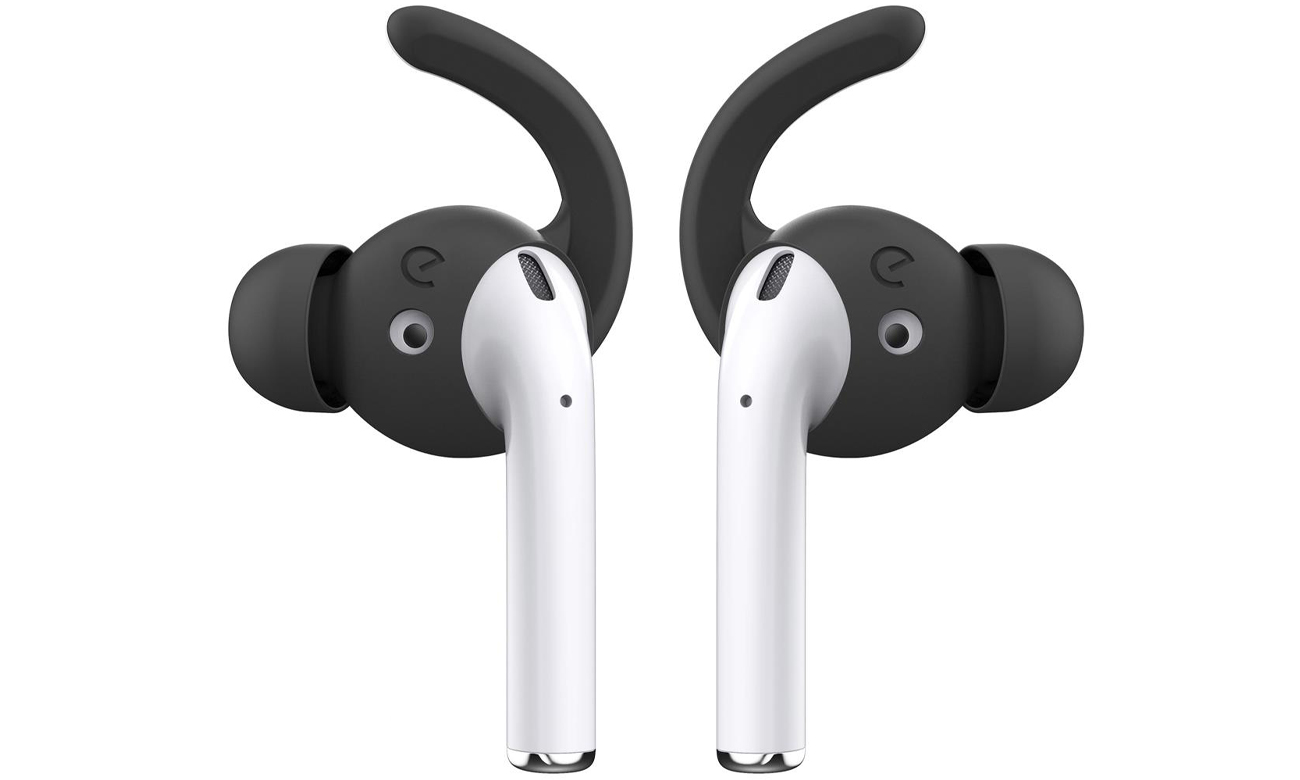 Nakładki KeyBudz EarBuddyz Ultra do AirPods 1/2 Czarne - Zastosowanie