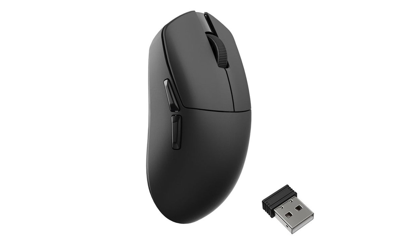 Kabellose Maus Keychron Lemokey G1 A3 8K in Schwarz