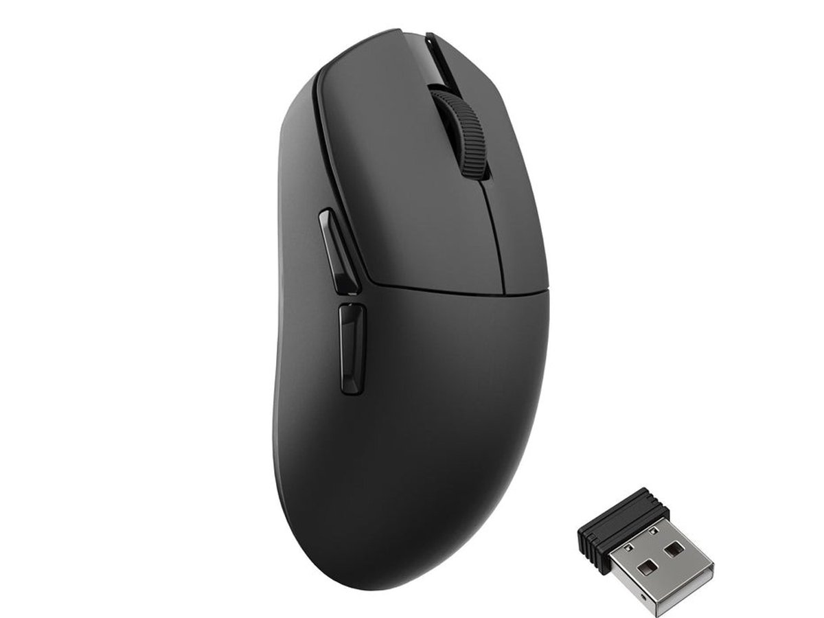 Kabellose Maus Keychron Lemokey G1 A3 8K in Schwarz