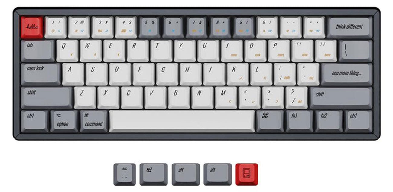Keychron OEM Profile PBT Retro Keycap Set JM-15