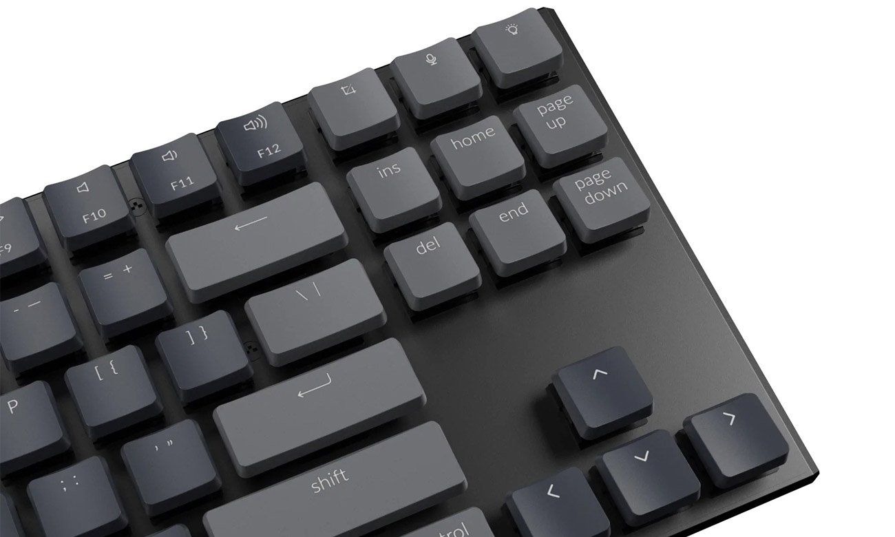 Keychron K1-E1 widok z góry, strzałki