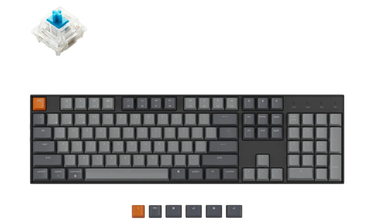 Klawiatura mechaniczna Keychron K10 J2 przełącznik
