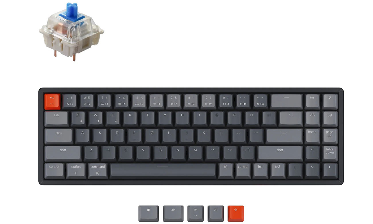 Klawiatura mechaniczna Keychron K14 J2 przełącznik