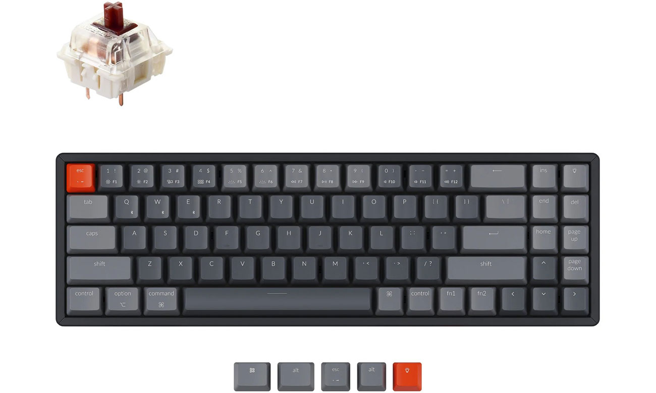 Klawiatura mechaniczna Keychron K14 J3 przełącznik