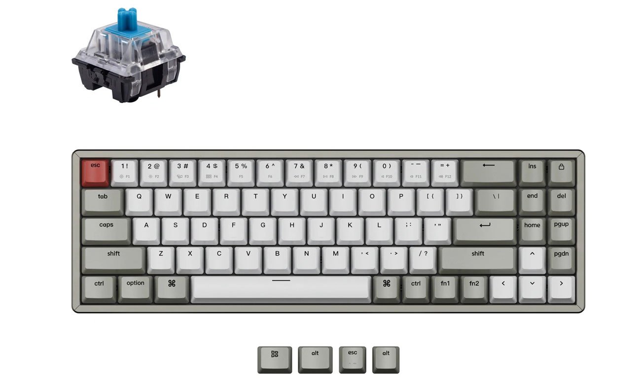 Klawiatura mechaniczna Keychron K14 M2 przełącznik