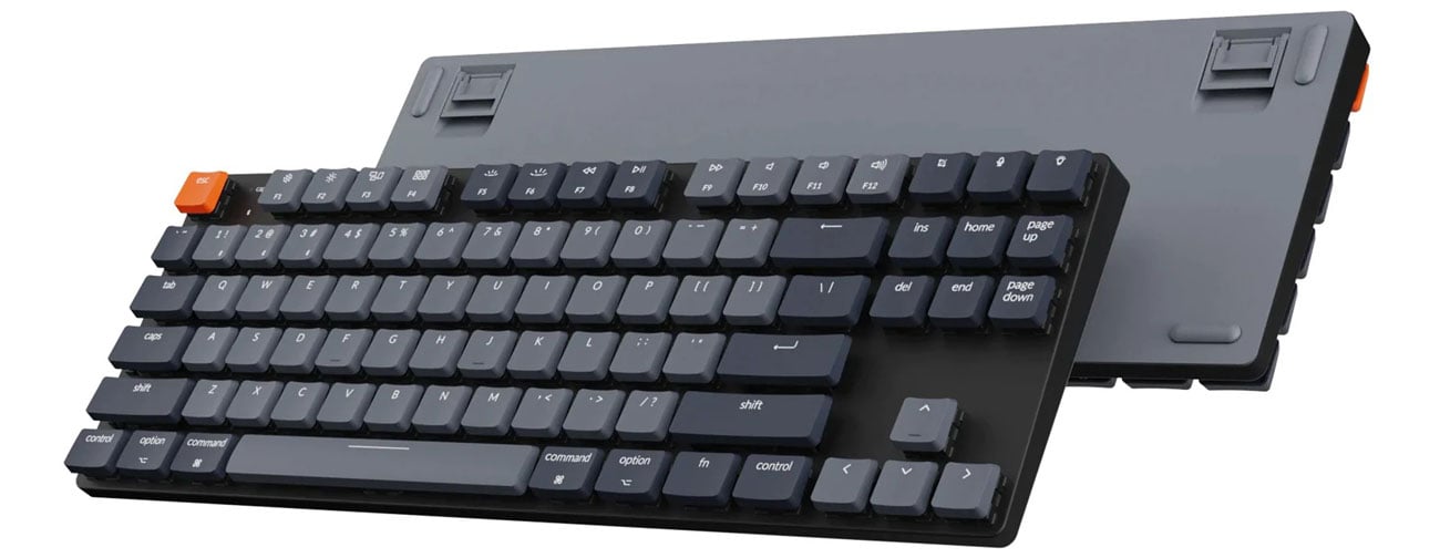 Keychron K1SE-B1 widok z przodu i z tyłu