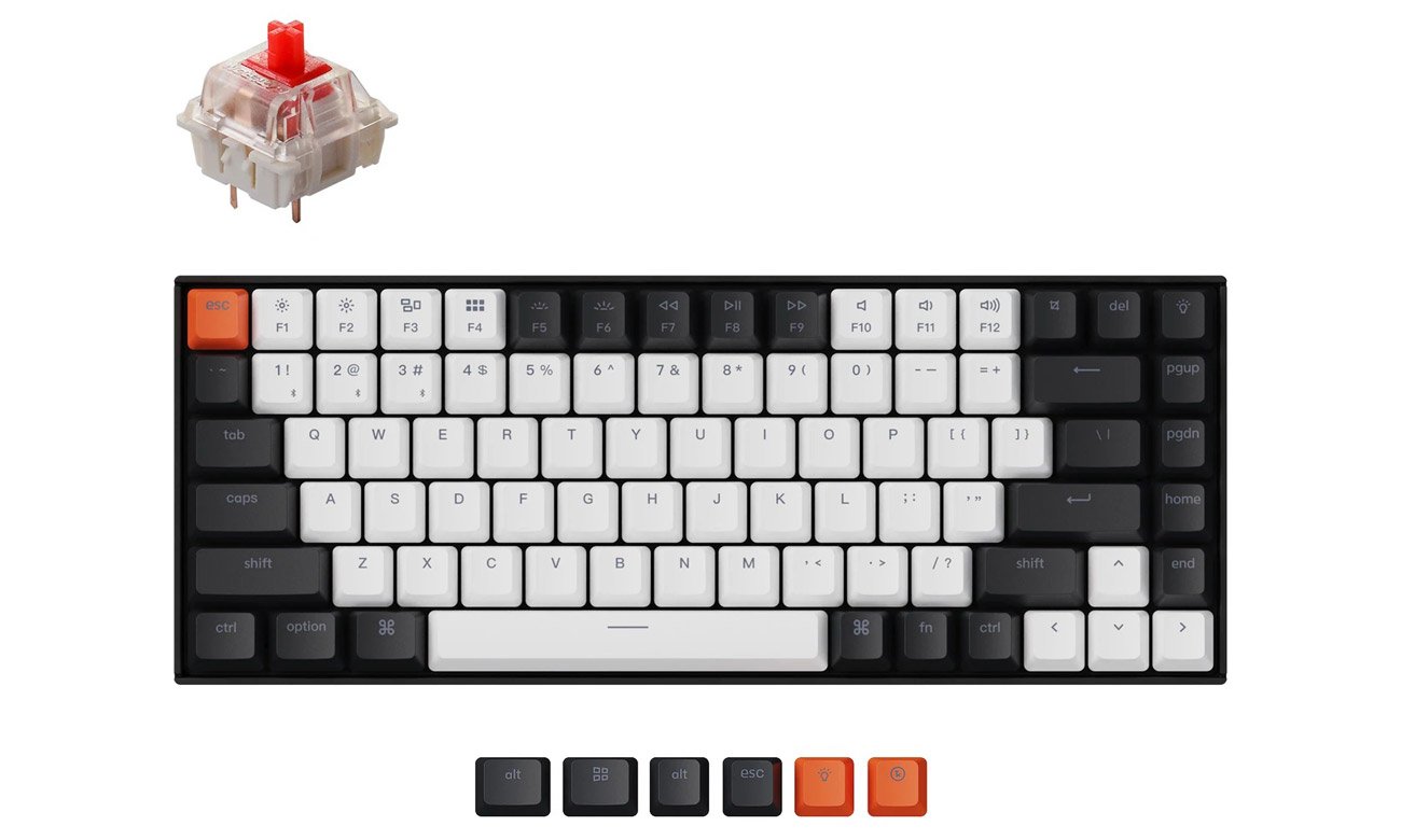 Bezprzewodowa klawiatura mechaniczna Keychron K2-B1H