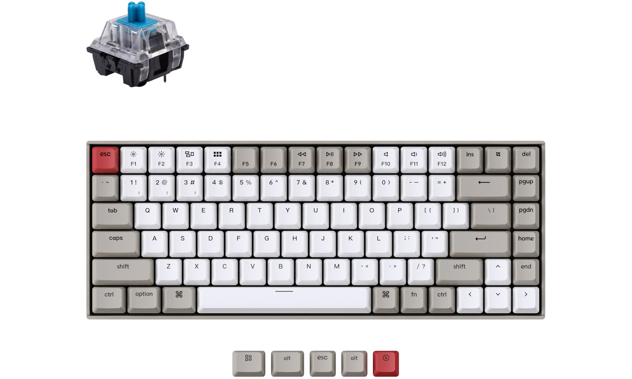Bezprzewodowa klawiatura mechaniczna Keychron K2-N2